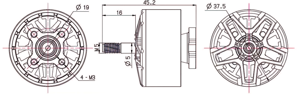 BLDC Motors progin 3115 bldc drone motor drawing